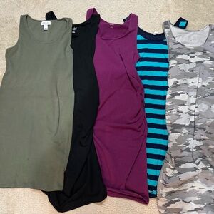 Fitted Maternity Dresses (Isabel and Motherhood) (sold as set)